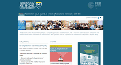 Desktop Screenshot of brusselsschoolofcompetition.be